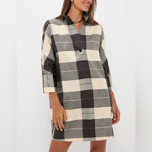 NWT Tuckernuck Champagne Problems Plaid Willow Dress